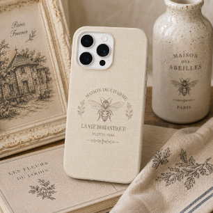 Personaliza beige cálido vintage francés campo abe