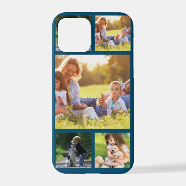 Funda Para iPhone Personaliza collage de fotos Case-Mate carcasa iPh (Reverso )