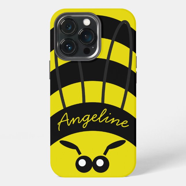 Funda Para iPhone Personalizable Cute Bee (Reverso )