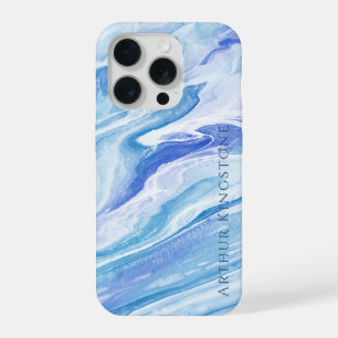 Personalizable de mármol azul turquesa