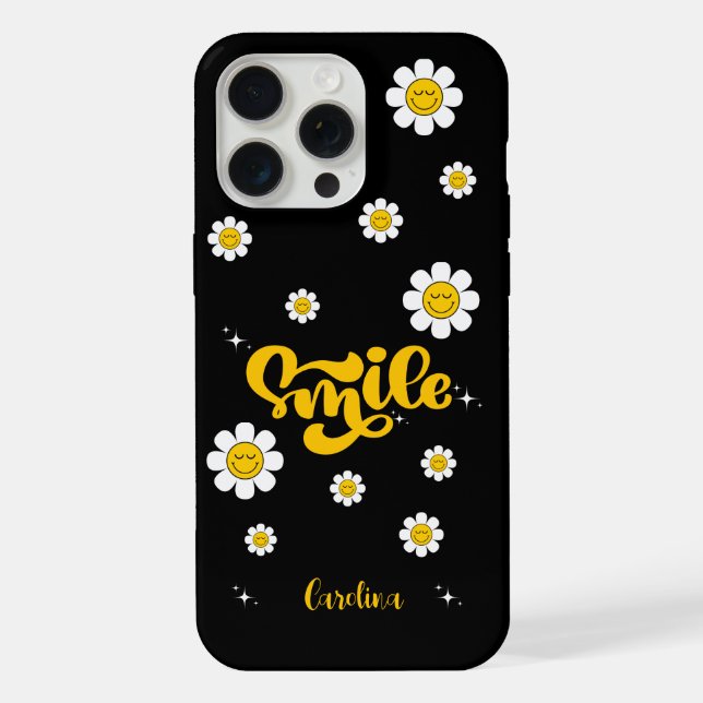 Funda Para iPhone Personalizable Smile Daisy Garden (Reverso )