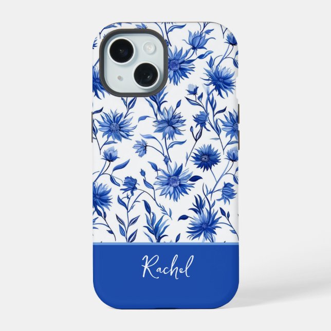 Funda para iPhone personalizada con estampado flor (Reverso )