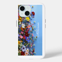Funda para iPhone personalizada con flores silvest