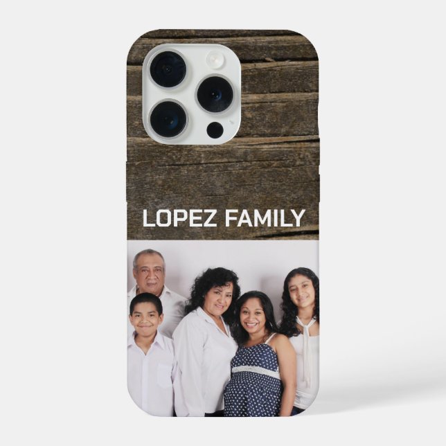 Funda para iphone personalizada con foto familiar  (Reverso )
