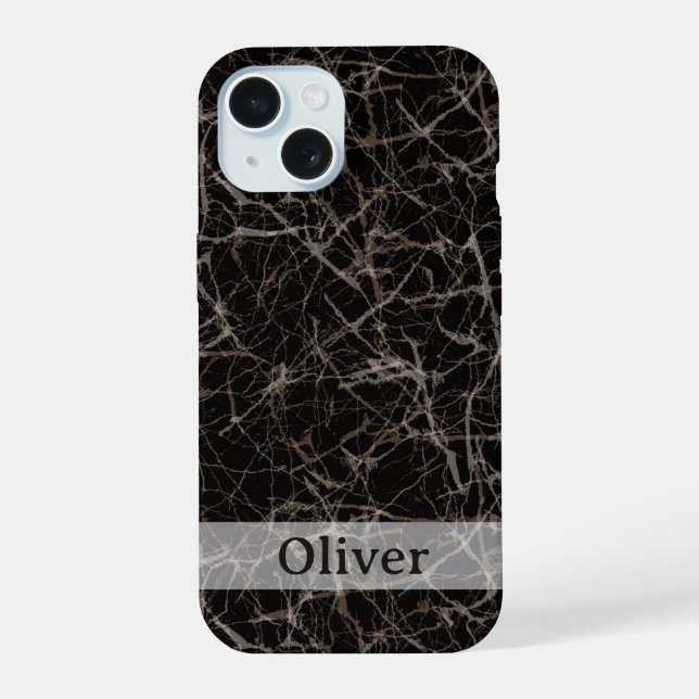 Funda para IPhone personalizada elegante con textu (Reverso )