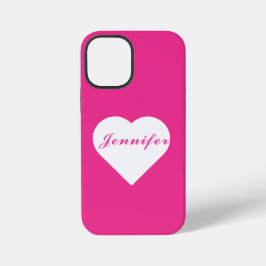 Funda Para iPhone 12 Mini Personalizado amor lindo caligrafía minimalista ro
