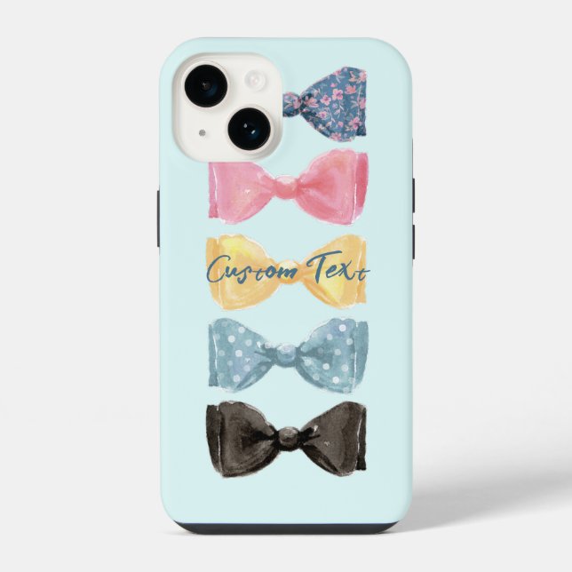 Funda Para iPhone Personalizado Bow Ties (Reverso )