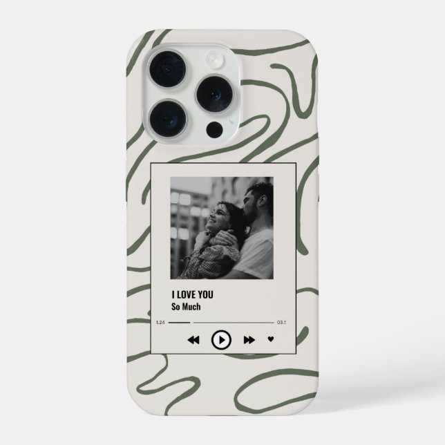 Funda Para iPhone Personalizado de caso de teléfono fotográfico te a (Reverso )