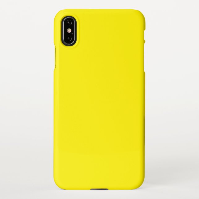 Funda Para iPhone personalizado de color sólido mínimo simple      (Reverso)