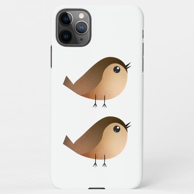 Funda Para iPhone Personalizado de pájaro de Sparrow (Reverso)