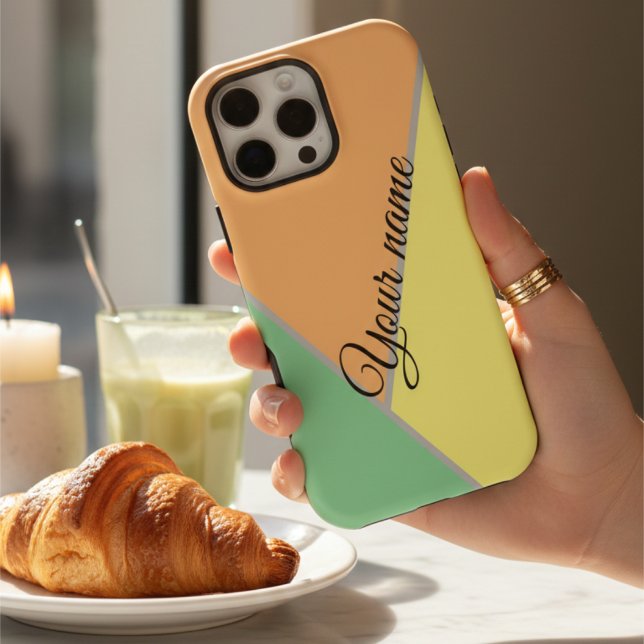Funda Para iPhone personalizado de patrón de abstracto geométrico de (Subido por el creador)