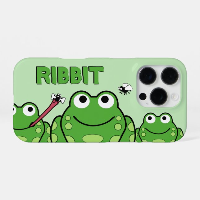 Funda Para iPhone Personalizado de ranas (Reverso Horizontal)