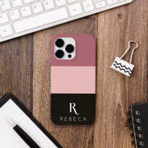Personalizado de tres bloques de color Rosa de oro