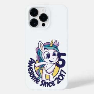 Funda Para iPhone 14 Pro Max Personalizado DE UNICORN DE CUMPLEAÑOS PERSONALIZA