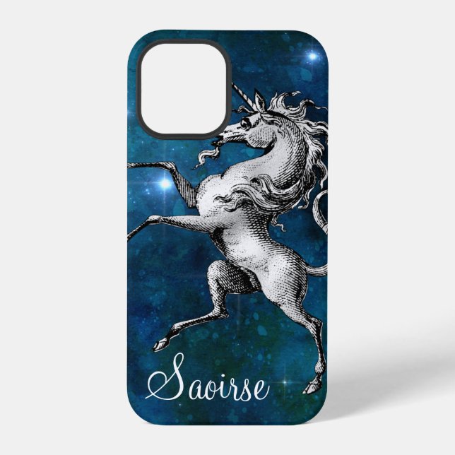 Funda Para iPhone Personalizado de Unicornio Celestial (Reverso )