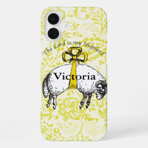Funda Para iPhone 16 Plus Personalizado El SEÑOR es mi pastor Salmo 23
