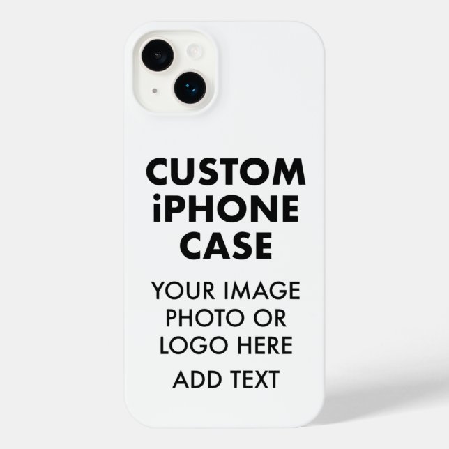 Funda Para iPhone Personalizado FUNDA de iPHONE 14 MÁS PRESUPUESTO (Reverso )