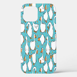 Funda Para iPhone 12 Personalizado Goose Funny Vintage Ilustracion