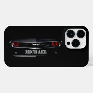 Funda Para iPhone 14 Pro Max Personalizado Guay negro Chevy Camaro Tu nombre