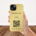 Personalizado Logotipo comercial Código QR Texto G<br><div class="desc">Promociona tu negocio con este estuche para iPhone genial,  que incluye logotipo personalizado,  código QR y texto. Añade fácilmente tu logotipo y otra información haciendo clic en la opción "personalizar".</div>