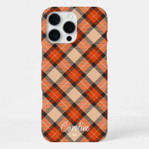 Funda Para iPhone 16 Pro Max Personalizado Naranja de calabaza otoñal Patrón ma