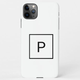 FUNDA PARA iPhone 11Pro MAX PERSONALIZADO PERSONALIZADO DE MONOGRAMAS BLANCOS
