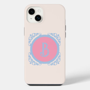 Funda Para iPhone 14 Plus Personalizado rosa y azul 