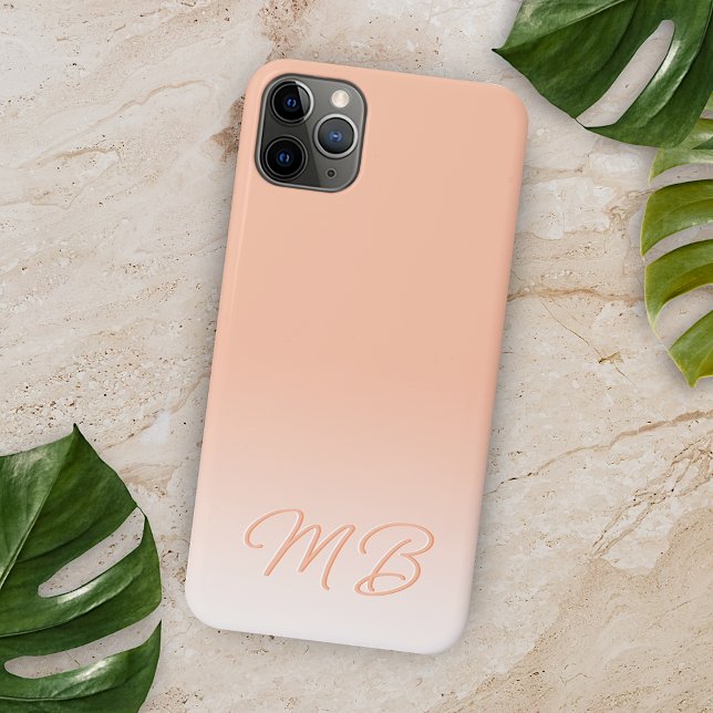 Funda Para iPhone Personalizado Sencillo Elegante Blanquecino Peach  (Subido por el creador)