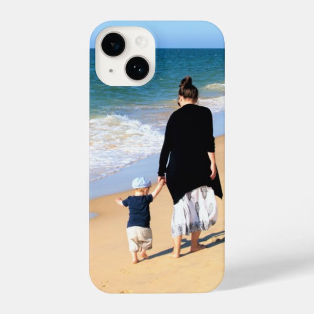 Funda Para iPhone Personalizado Su Familia Foto Estuche para iPhone  (Reverso )