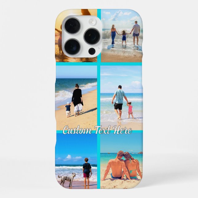 Funda Para iPhone Personalizado Text y su estuche para iPhone Collag (Reverso )