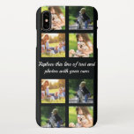 Funda Para iPhone XS Max Personalizar el collage de fotos y el estuche de i<br><div class="desc">Personalizar el collage de fotografías y el texto</div>