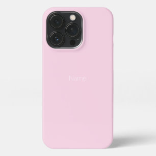 Funda Para iPhone 13 Pro Personalizar personalizar NOMBRE monograma luz ros