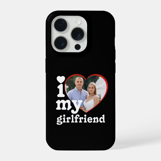 Funda Para iPhone Personalize Valentine's Day Photo Love (Reverso )