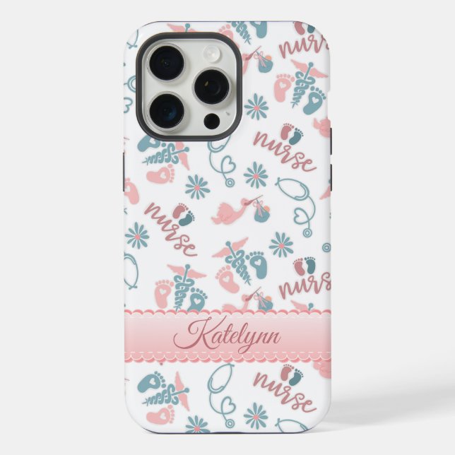 Funda Para iPhone Personalized Baby Nurse Phone Case (Reverso )