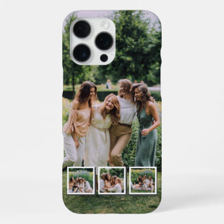 Funda Para iPhone 16 Pro Max Personalized Family & Friends 4 Photo
