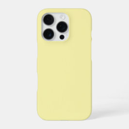Funda Para iPhone 16 Pro Personalized Light yellow iPhone Case with Custom