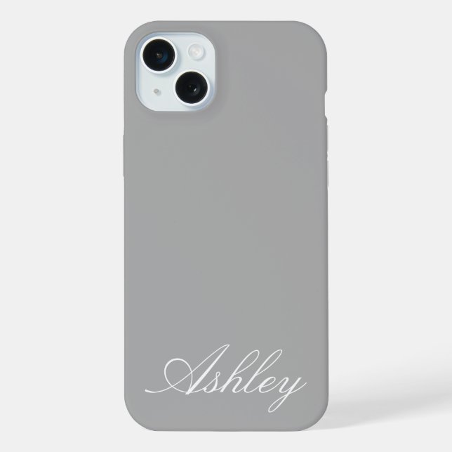 Funda Para iPhone Personalized Name Stylish Modern Elegant Minimal  (Reverso )