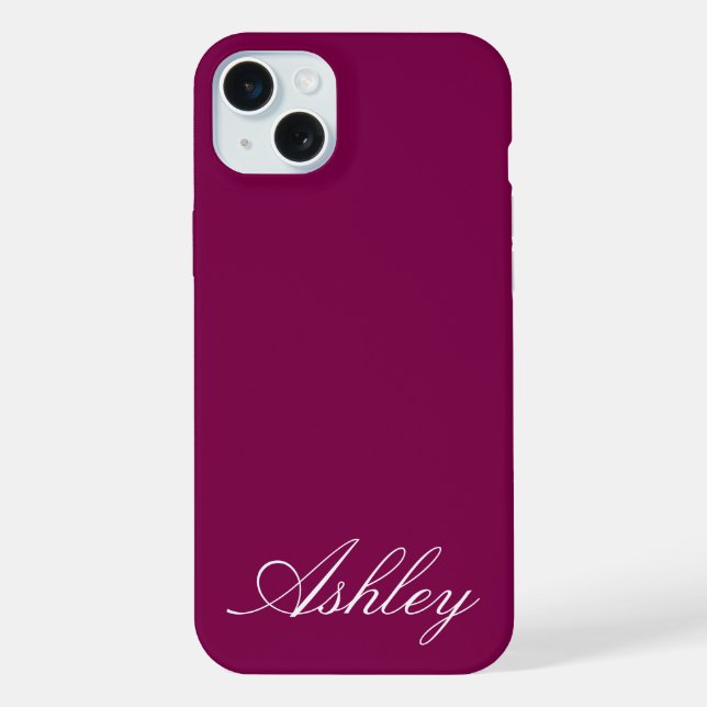 Funda Para iPhone Personalized Name Stylish Modern Elegant Minimal  (Reverso )