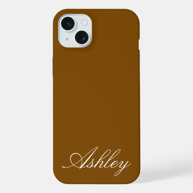 Funda Para iPhone Personalized Name Stylish Modern Elegant Minimal  (Reverso )