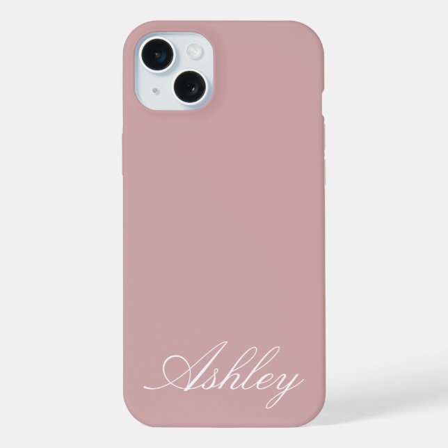Funda Para iPhone Personalized Name Stylish Modern Elegant Minimal  (Reverso )