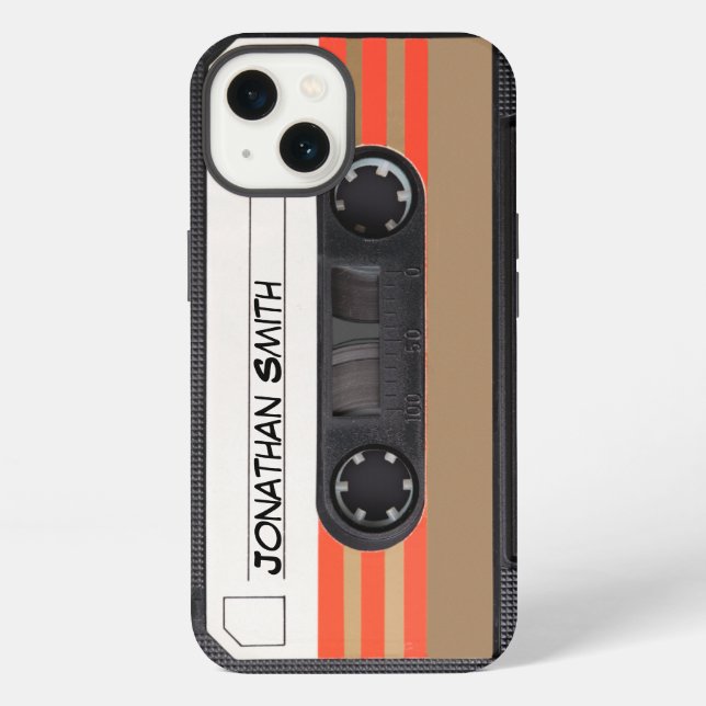 Funda Para iPhone Personalized Retro Casette 80's (Reverso )
