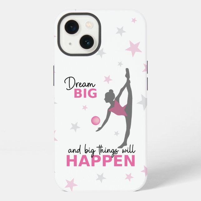 Funda Para iPhone Personalized Rhythmic Gymnast Dream Big Phone Case (Reverso )