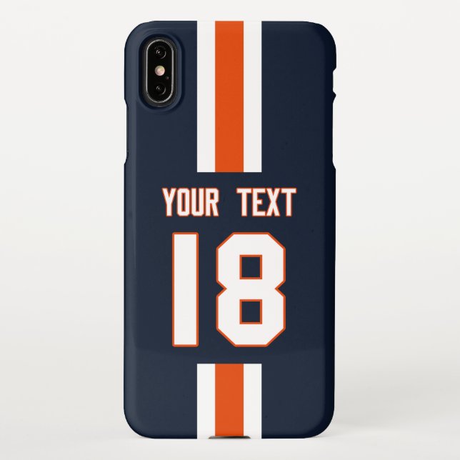 Funda Para iPhone Personalized Sports Jersey  (Reverso)