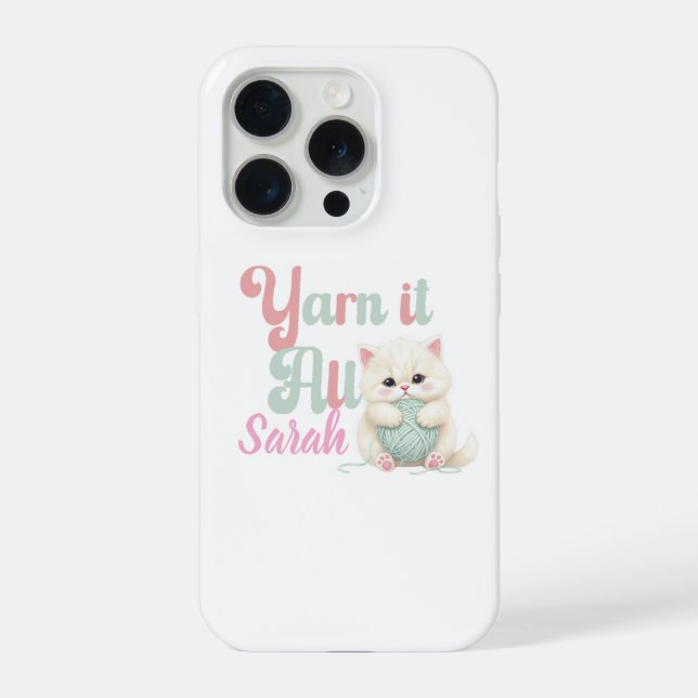 Funda para iPhone Personalized Yarn it All  (Reverso )