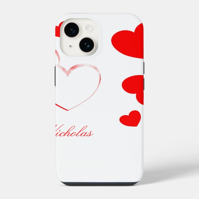 Funda Para iPhone Pertenecemos juntos - Parte derecha - Corazón lind (Reverso )