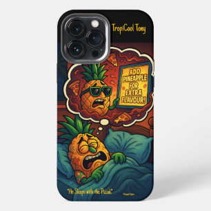 Funda Para iPhone 13 Pro Max Pesadilla de TropiCool Tony - Piña en pizza