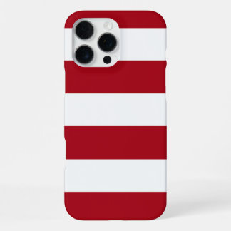 Funda Para iPhone 16 Pro Max Pescador Estético de rayas rojas