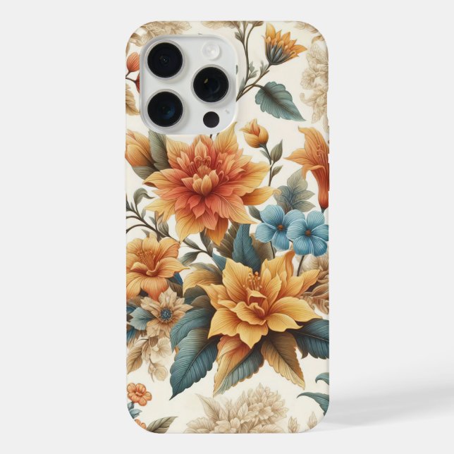 Funda Para iPhone Pétalos y poesía en un asunto floral (Reverso )