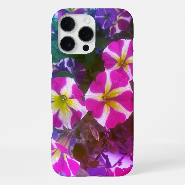 Funda Para iPhone Petunias  (Reverso )