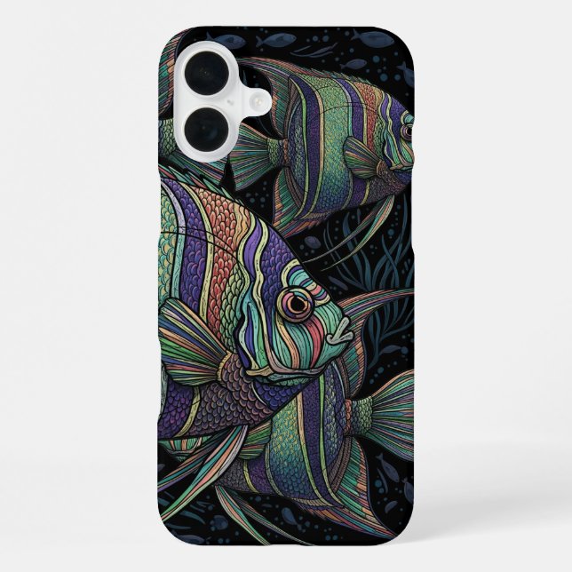 Funda Para iPhone Pez ángel (Reverso )